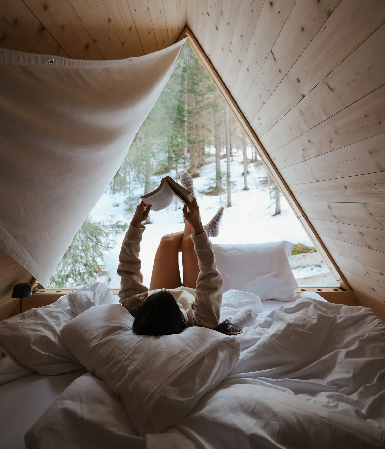 A-Frame Cabin privacy