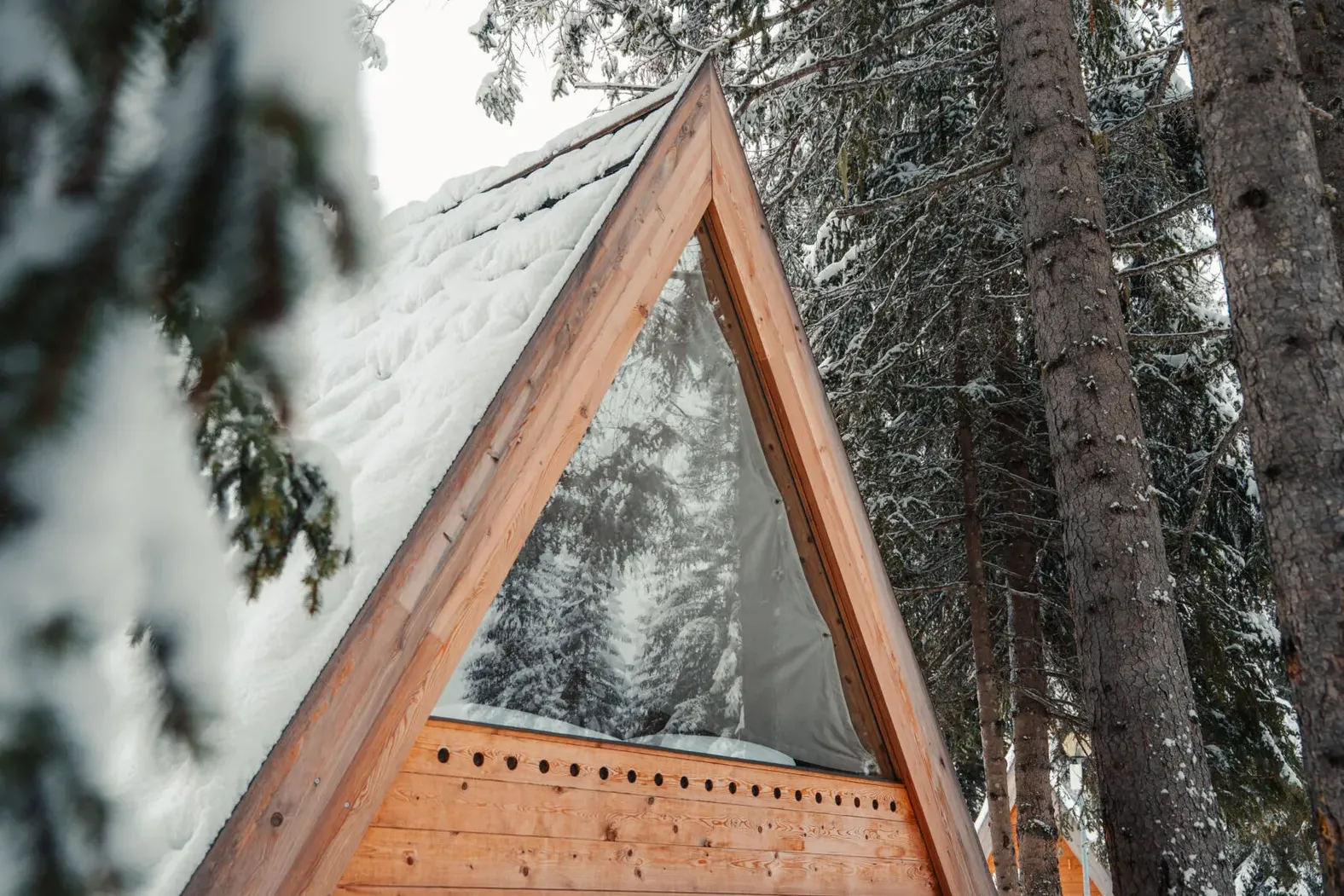Winter A Frame Cabin 4