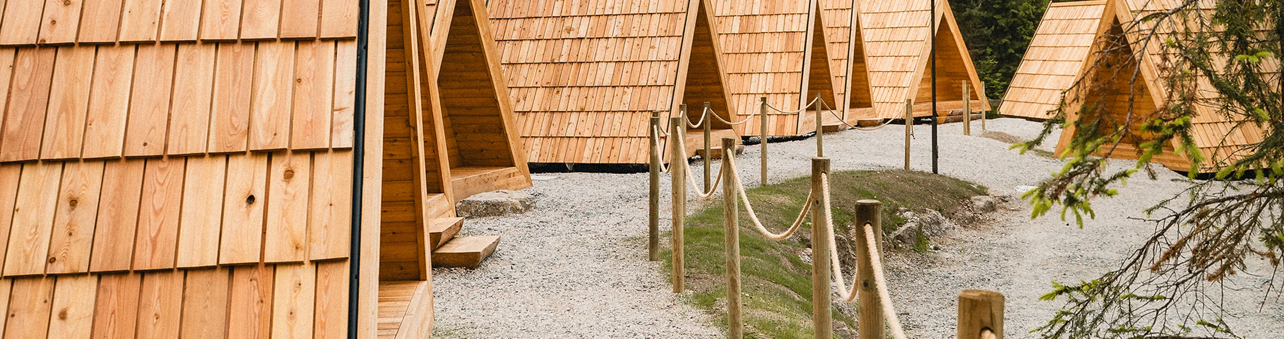 A-Frame Cabins, Camping Sass Dlacia