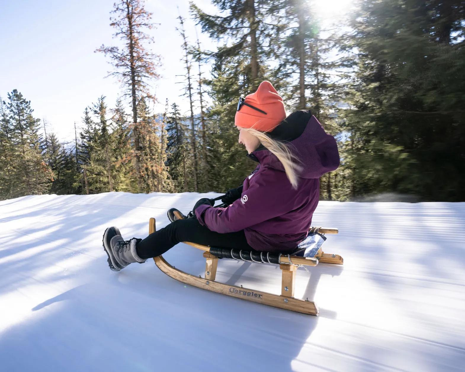 Slittino - Copyright ©Mark Chase Anna Boschini