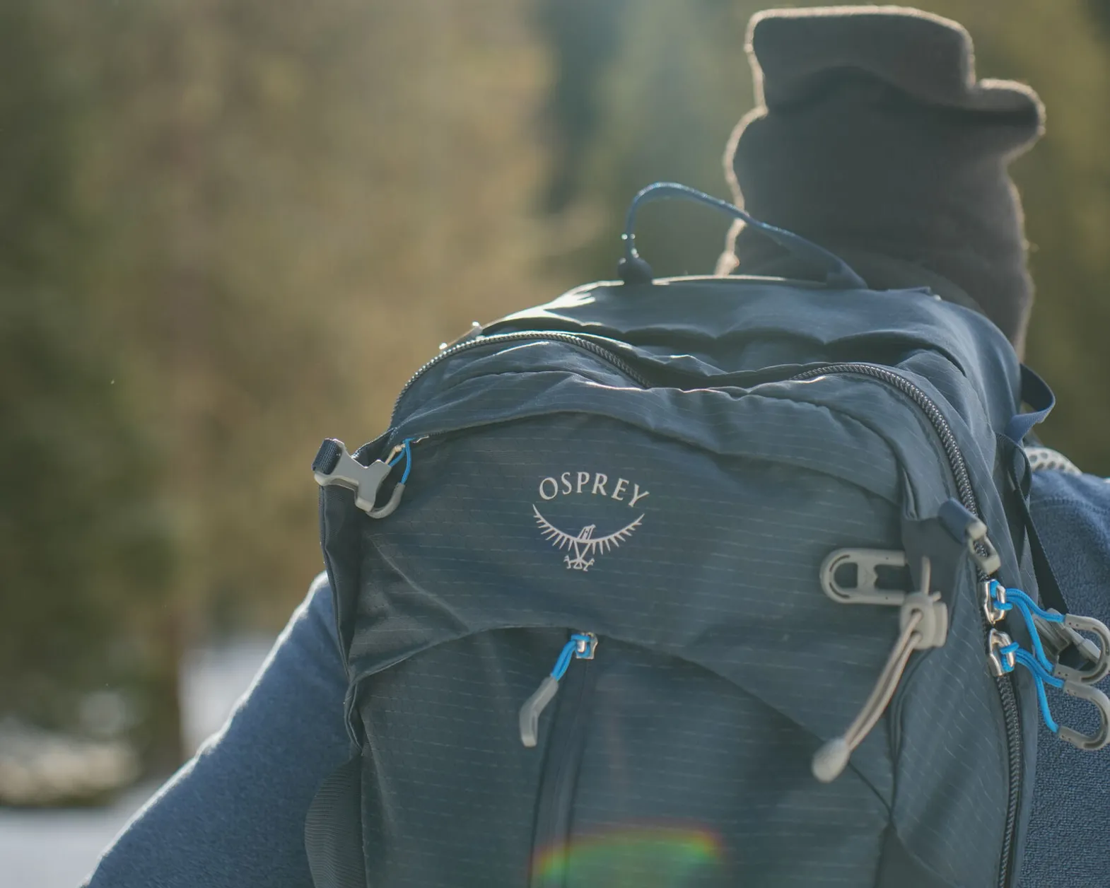 Blue Osprey Backpack